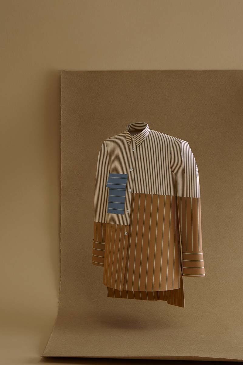 LARA KRUDE Outfits by paper artist Maren SCHABHÜSER c/o DOUBLE T