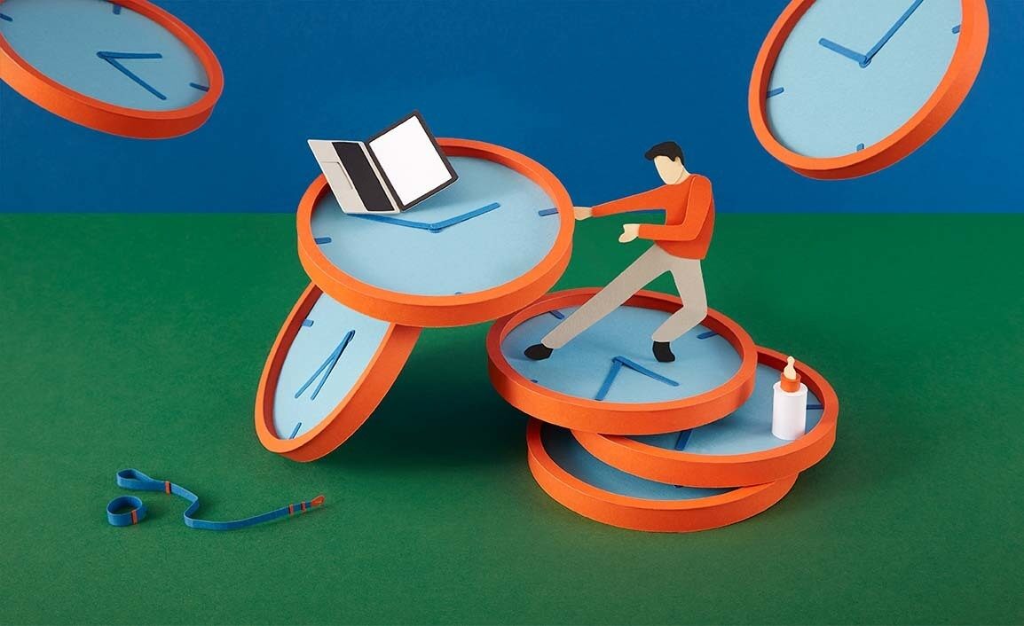 "Is the present not Perfect" - Artwork by Paper Artist <b>Maren SCHABHÜSER c/o DOUBLE T PHOTOGRAPHERS</b> für das US-amerikanische&nbsp;<b>SUCCESS Magazin</b>