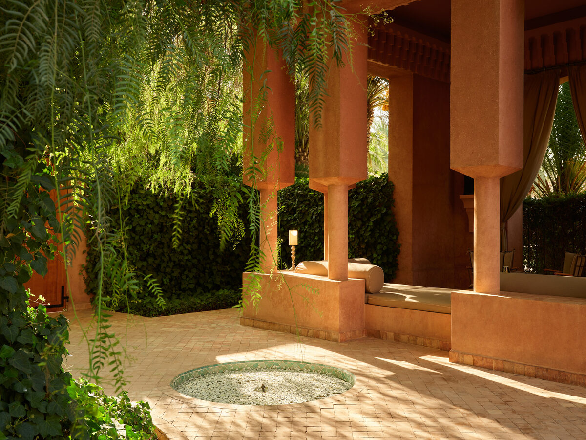 <b>AMANJENA HOTEL</b> – luxury five-star resort in Marrakech – photographed by <b>Robert RIEGER c/o EMEIS DEUBEL</b>