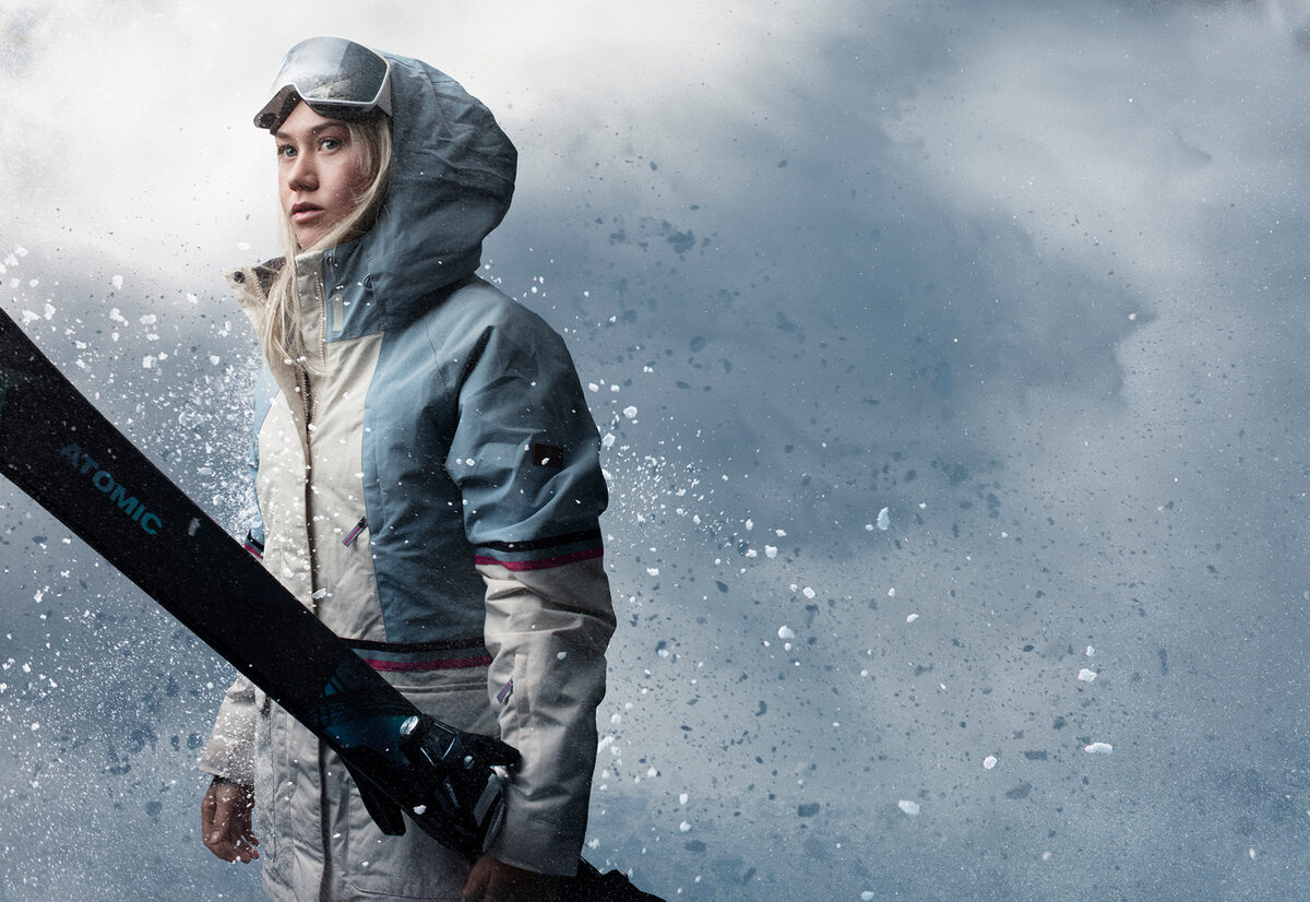 <b>Sandro BAEBLER c/o SEVERIN WENDELER </b>portrays French freestyle skier <b>Tess Ledeux for THE RED BULLETIN Magazine</b> France February 2022