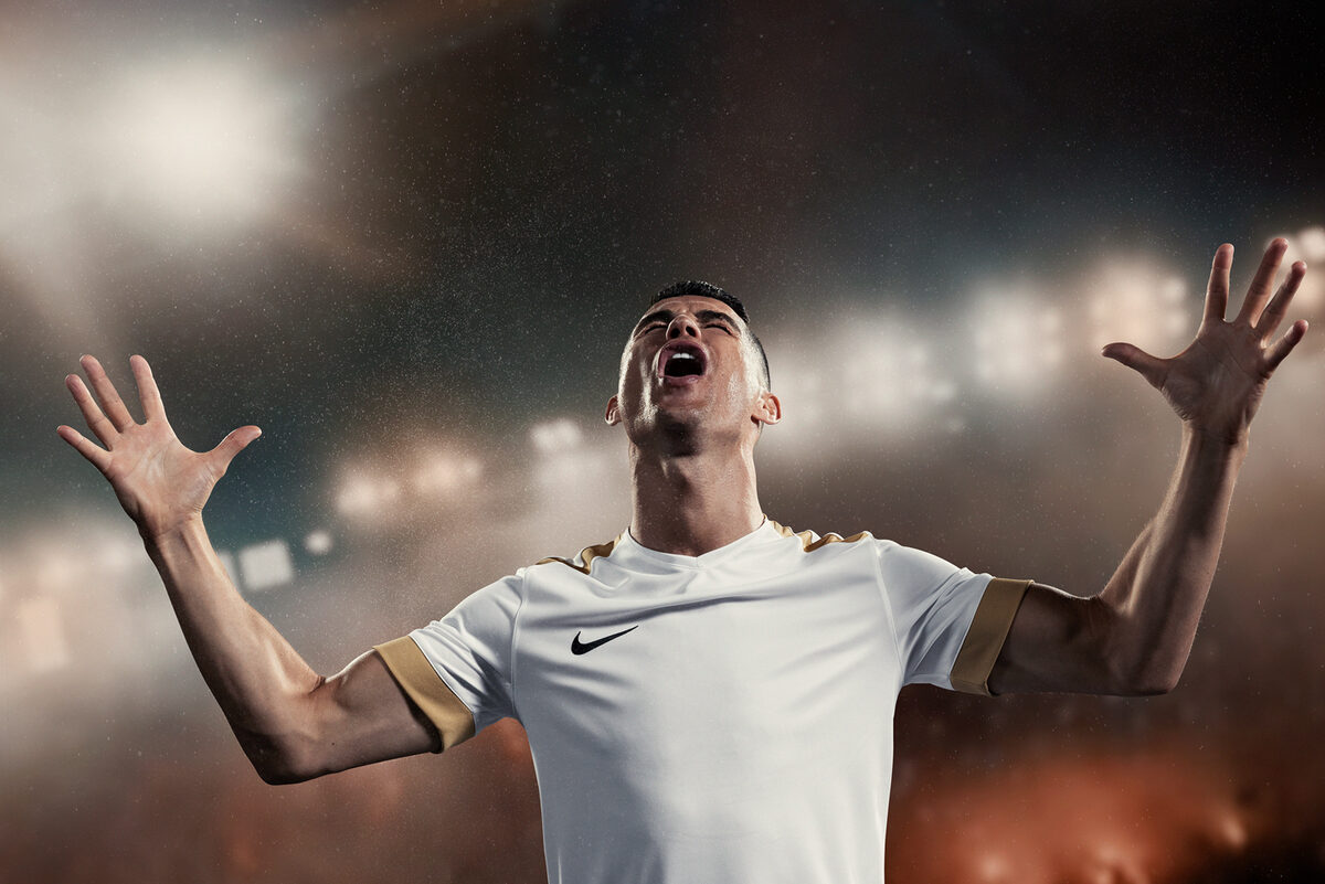#MoreThanAScore – World Player of the Year Cristiano Ronaldo is the brand ambassador for LiveScore, portrayed by Sandro BAEBLER c/o SEVERIN WENDELER for Wonderhood Studios