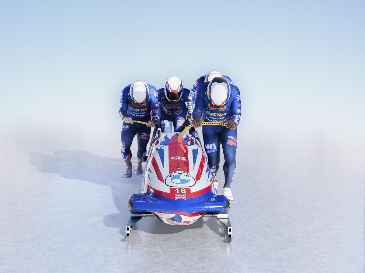 ‘Inside the deranged and dangerous world of Olympic bobsleigh’ – a portrait of the British Bobsleigh team in TELEGRAPH MAGAZINE, photographed by SCANDERBEG SAUER in St. Moritz