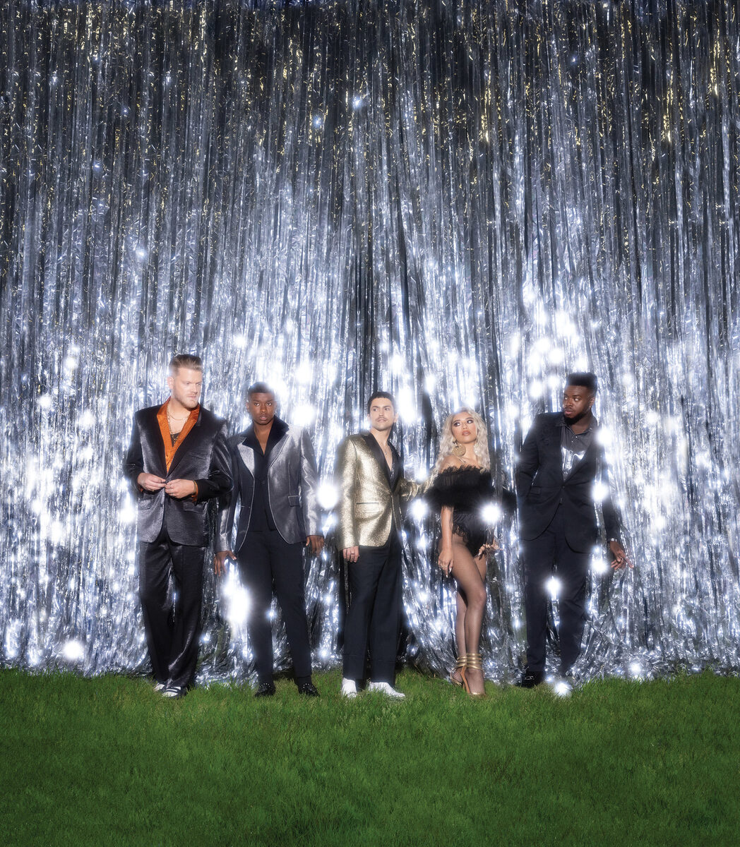 TIGHTROPE PRODUCTION presents you artwork for the beautiful PENTATONIX EVERGREEN album