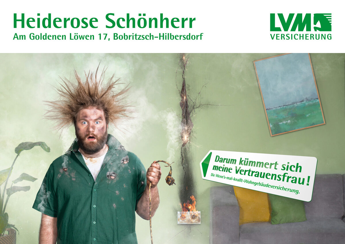 'Darum kümmert sich meine Vertrauensfrau !' - Christopher KOCH c/o DOUBLE T PHOTOGRAPHERS fotografiert ein weiteres Kampagnen-Motiv für die LVM Versicherung
