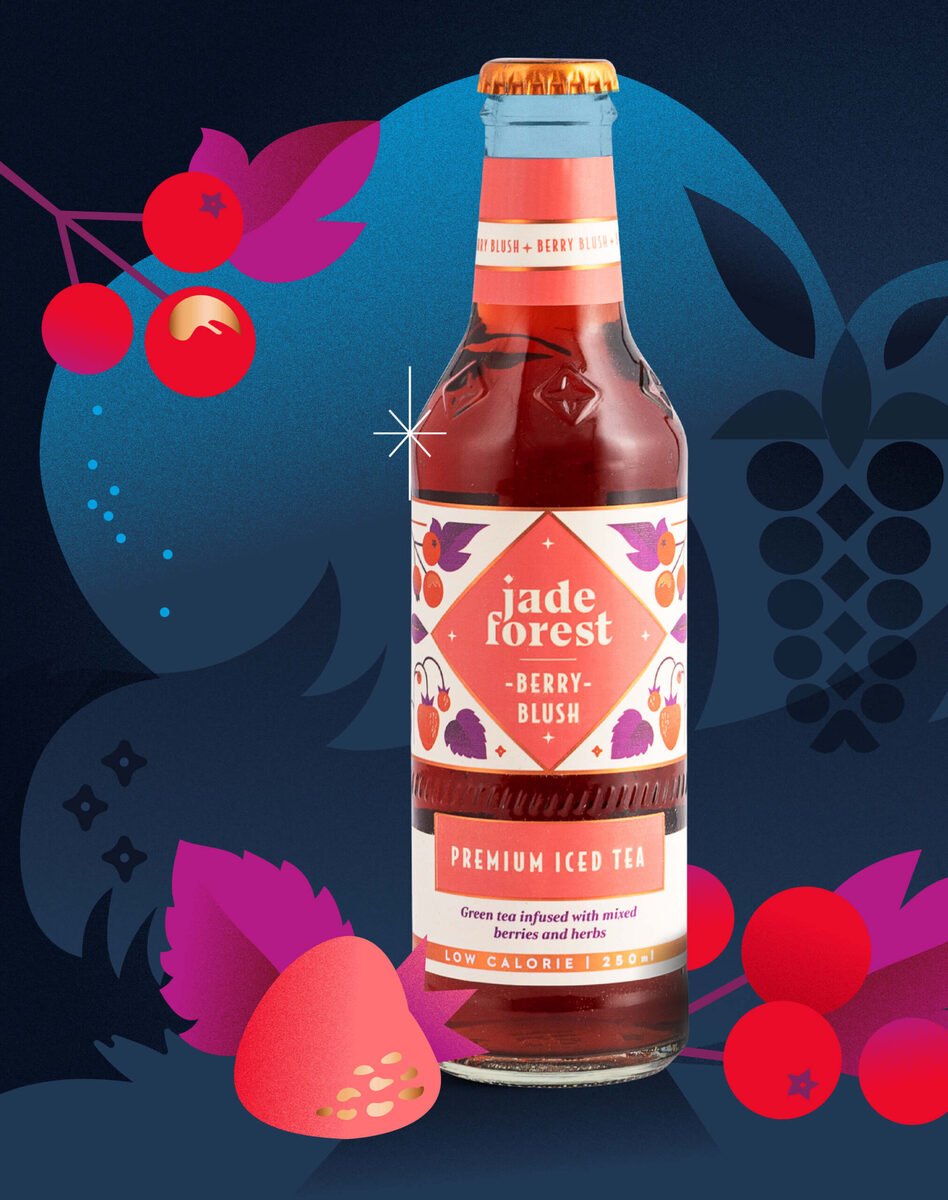 <b>GARANT TEA </b>redesign <b>&amp; JADE FOREST ICED TEA </b>with packaging &amp; designs by<b> DARLING CLEMENTINE c/o AGENT MOLLY &amp; CO</b>
