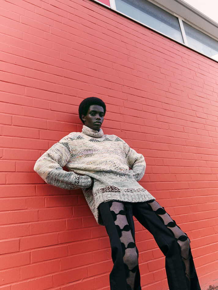‘Inside Out’ - male model Ayman Salah in the CAMO JOURNAL - styled by Christina HOLZUM c/o KLAUS STIEGEMEYER
