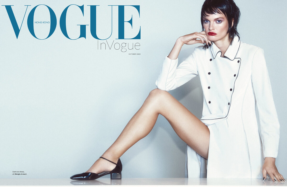‘A Glam Edge’ -<b> VOGUE HONG KONG</b> editorial with Juliane Grüner, photographed by <b>Ben LAMBERTY c/o KLAUS STIEGEMEYER</b>