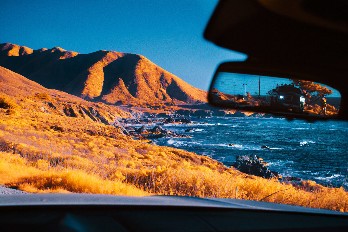 <b>‘CALIFORN-IR – A dystopian road trip through California’</b> photographed in the 550 nm infrared wavelength - a personal project by<b> Simon PUSCHMANN c/o UPFRONT </b>for you on GoSee.News