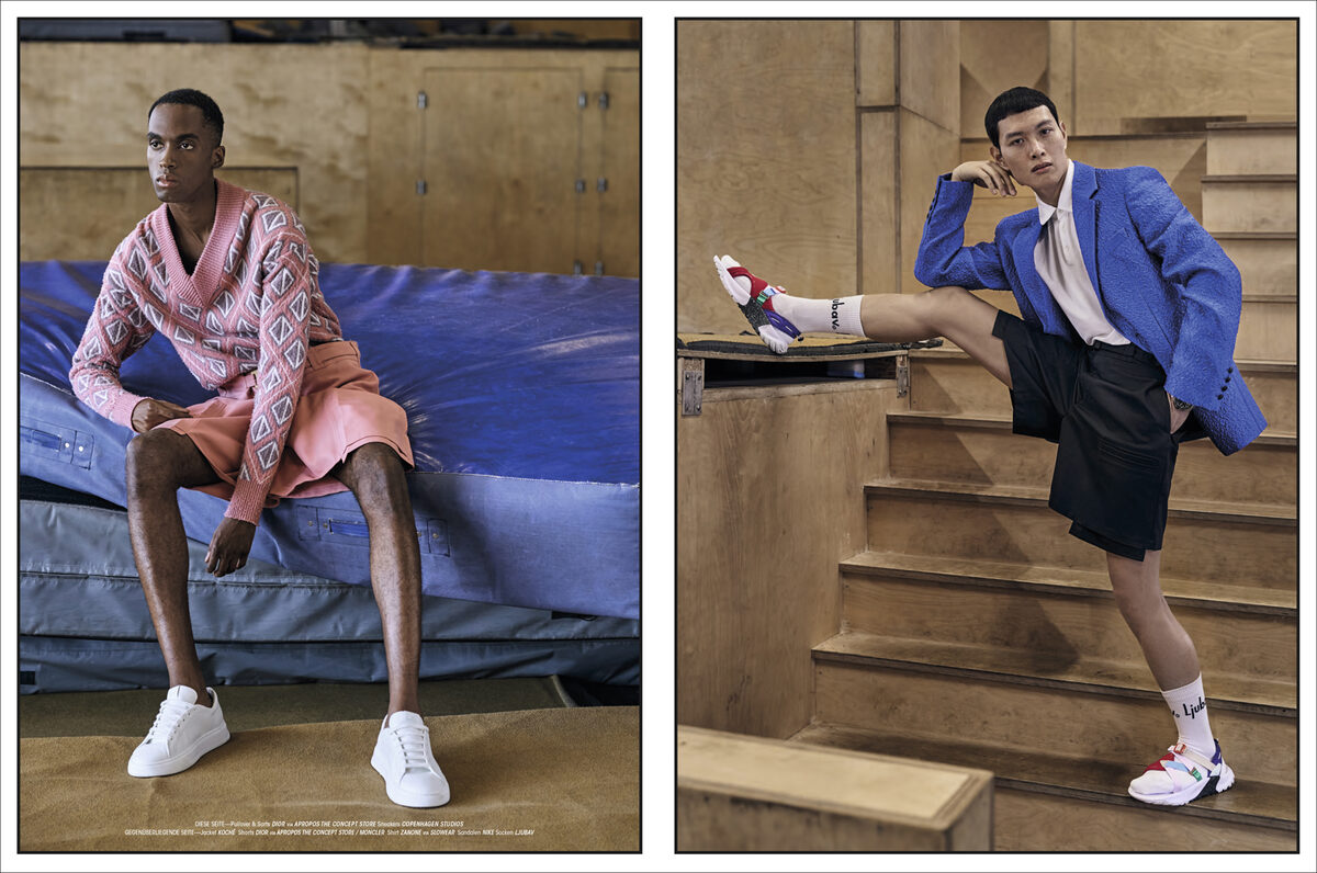 ‘Parcour’ – men’s fashion editorial by Det KEMPKE c/o DOUBLE T Photographers for L’OFFICIEL