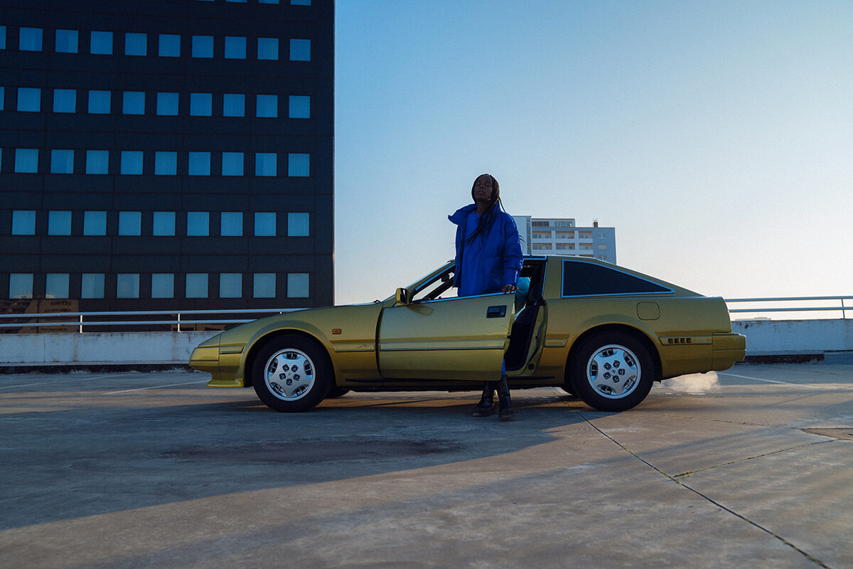ANNTHEO photographs the dynamic people & transportation series ‘Up’ in Berlin
