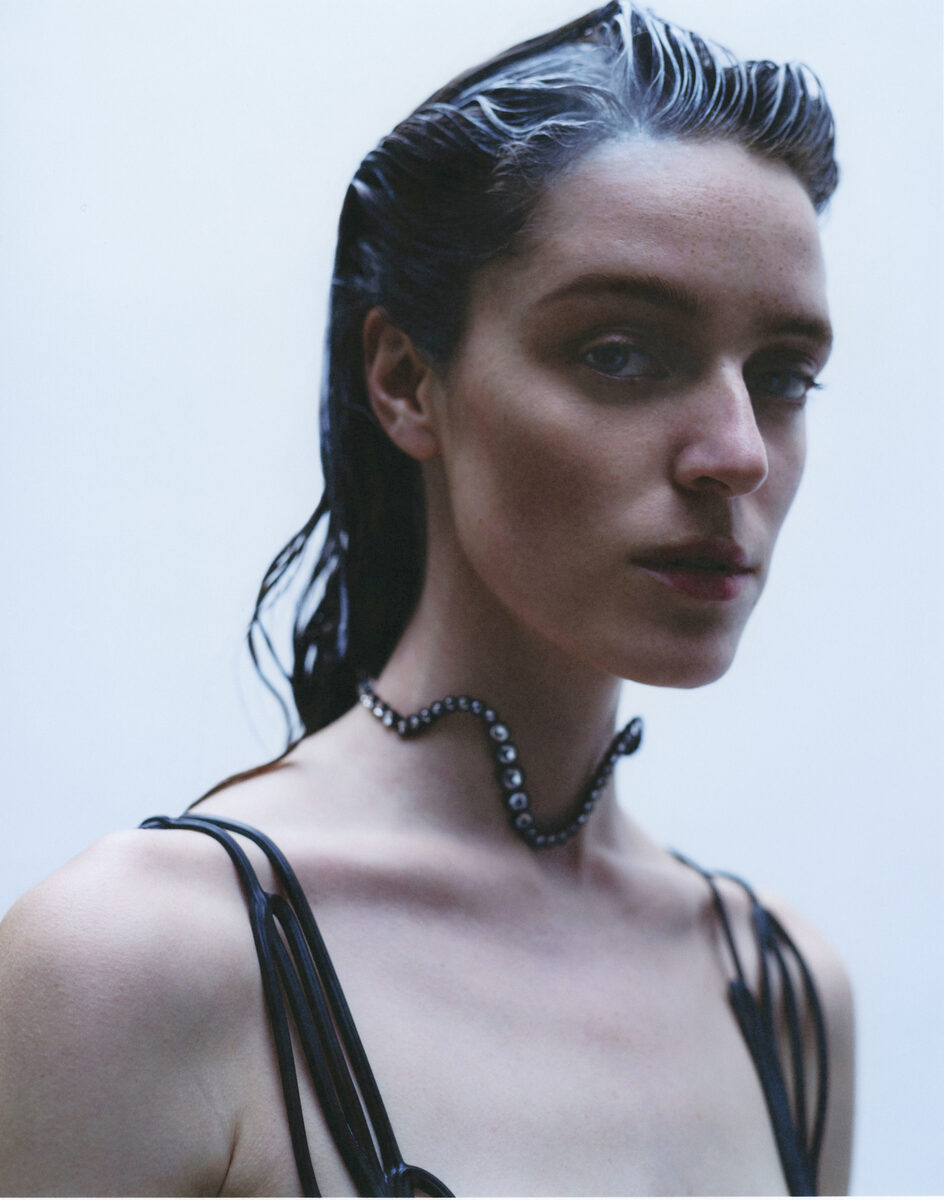 NINA KLEIN new entry Jochen PAHS (hair & makeup) with beauty support for MONOPOL MAGAZINE