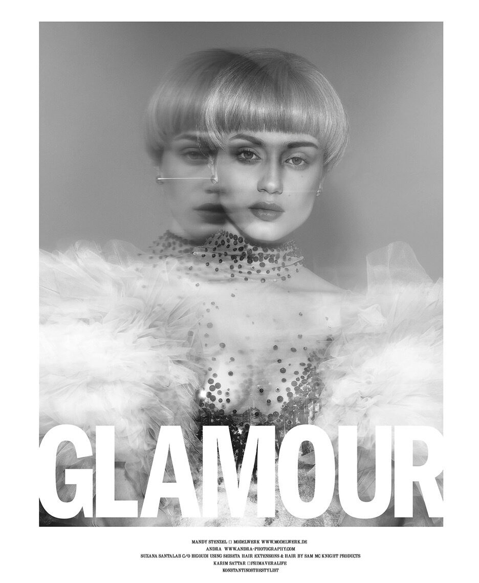 <b>ANDRA c/o&nbsp;ANDREA HEBERGER</b> fotografiert Model Mandy Stenzel für die <b>GLAMOUR Hungary</b>, Makeup Karim Sattar, Hair Suzana Santalab, Styling Konstantino, das Motiv für Euch auf GoSee.News