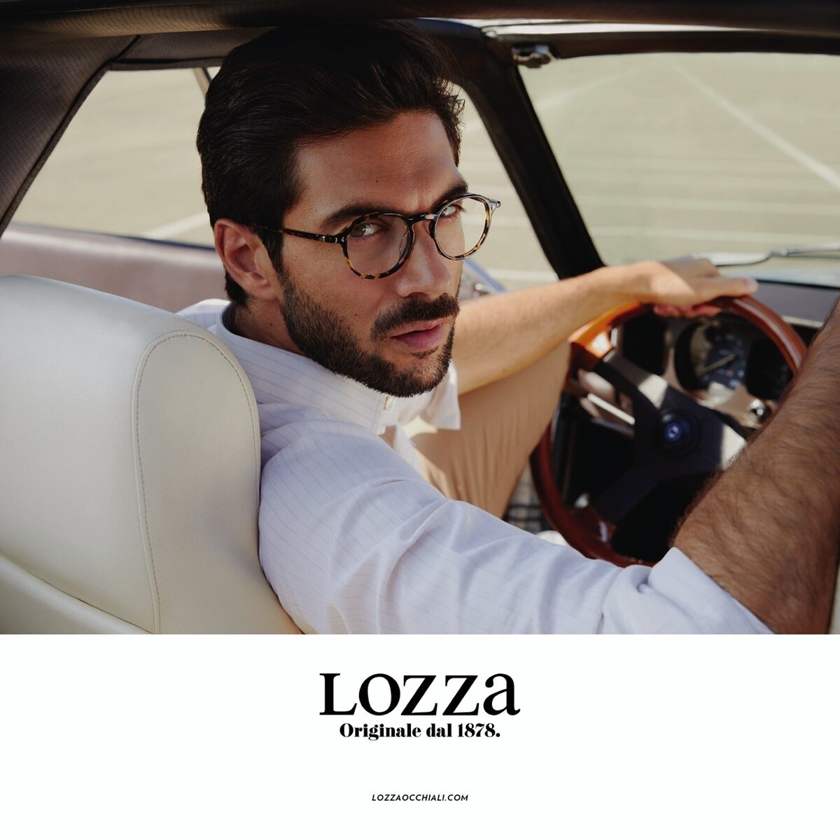 Originale dal 1878 - <b>Byron MOLLINEDO&nbsp;c/o&nbsp;KRISTINA KORB </b>fotografiert die&nbsp;<b>LOZZA Luxury Eyewear&nbsp;Kampagne '23</b> für Global Player De Rigo