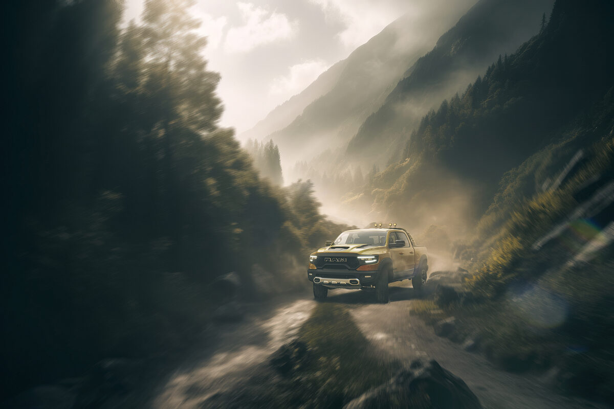 <b>PATRICK SALONEN</b> : AI & CGI join forces - generated <b>photo-ready environments for seamless CGI car integration</b>