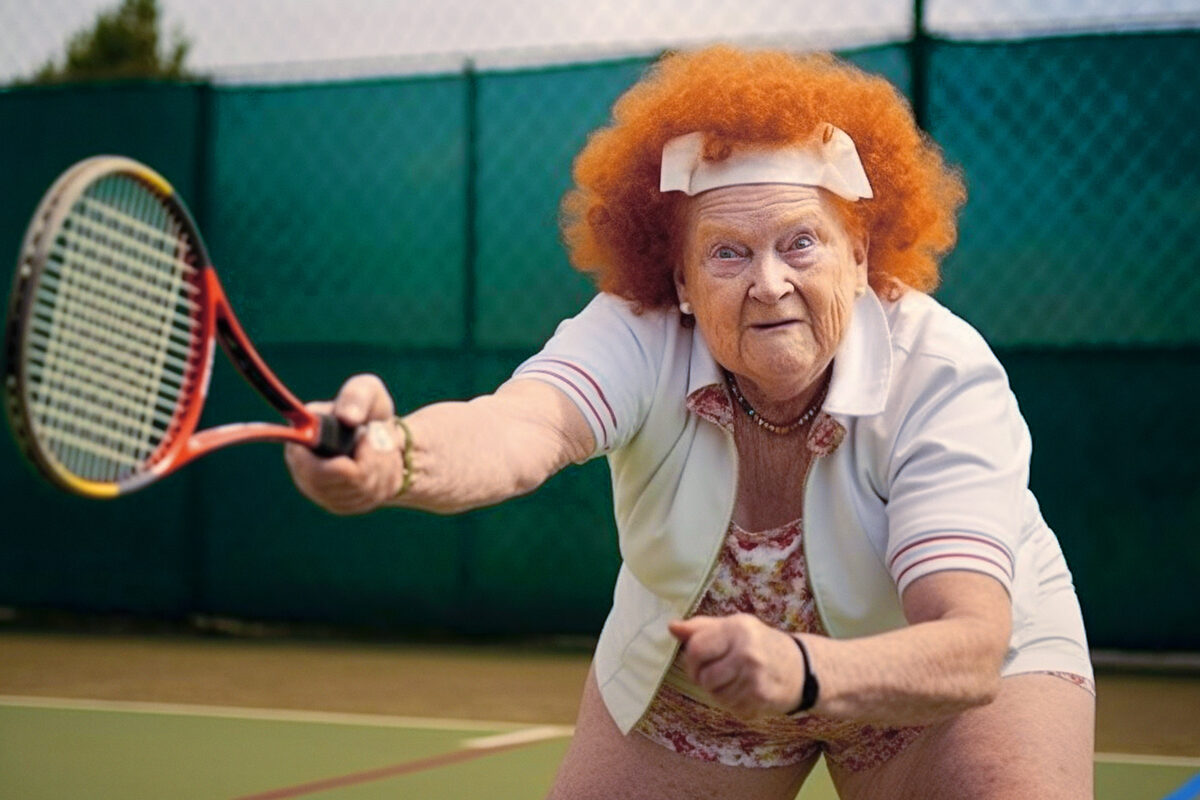 Irish Tennis - personal AI work by photographer Det KEMPKE c/o DOUBLE T Photographers