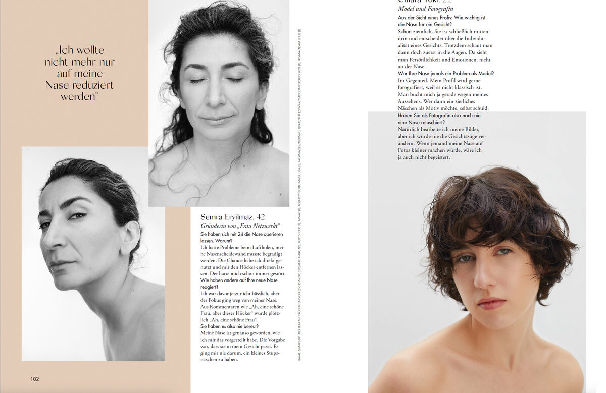 RAMONA REUTER : NKM rebranding campaign Vol II, Iranian-German comedian Negah Amiri for the FOGS cover story, CONTRIBUTOR Mag, MYSELF and VOGUE