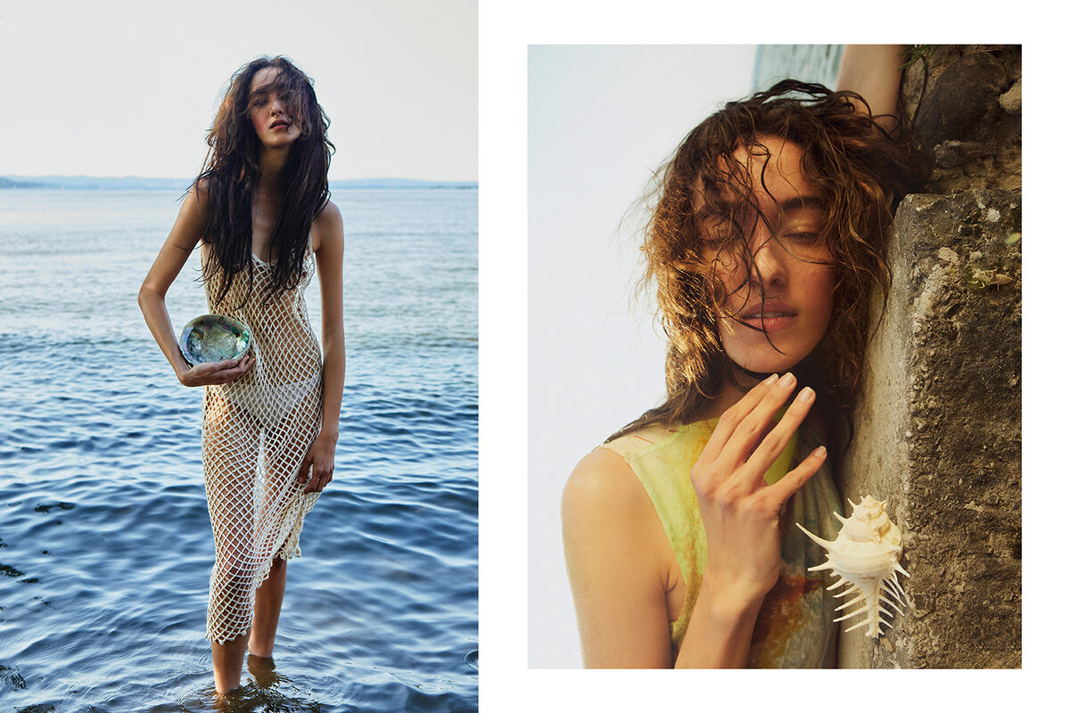 Model Camila in an editorial for CONTRIBUTOR magazine - photos by RAMONA REUTER, style by Mo, hair & makeup by Sigi Kumpfmüller using Chanel