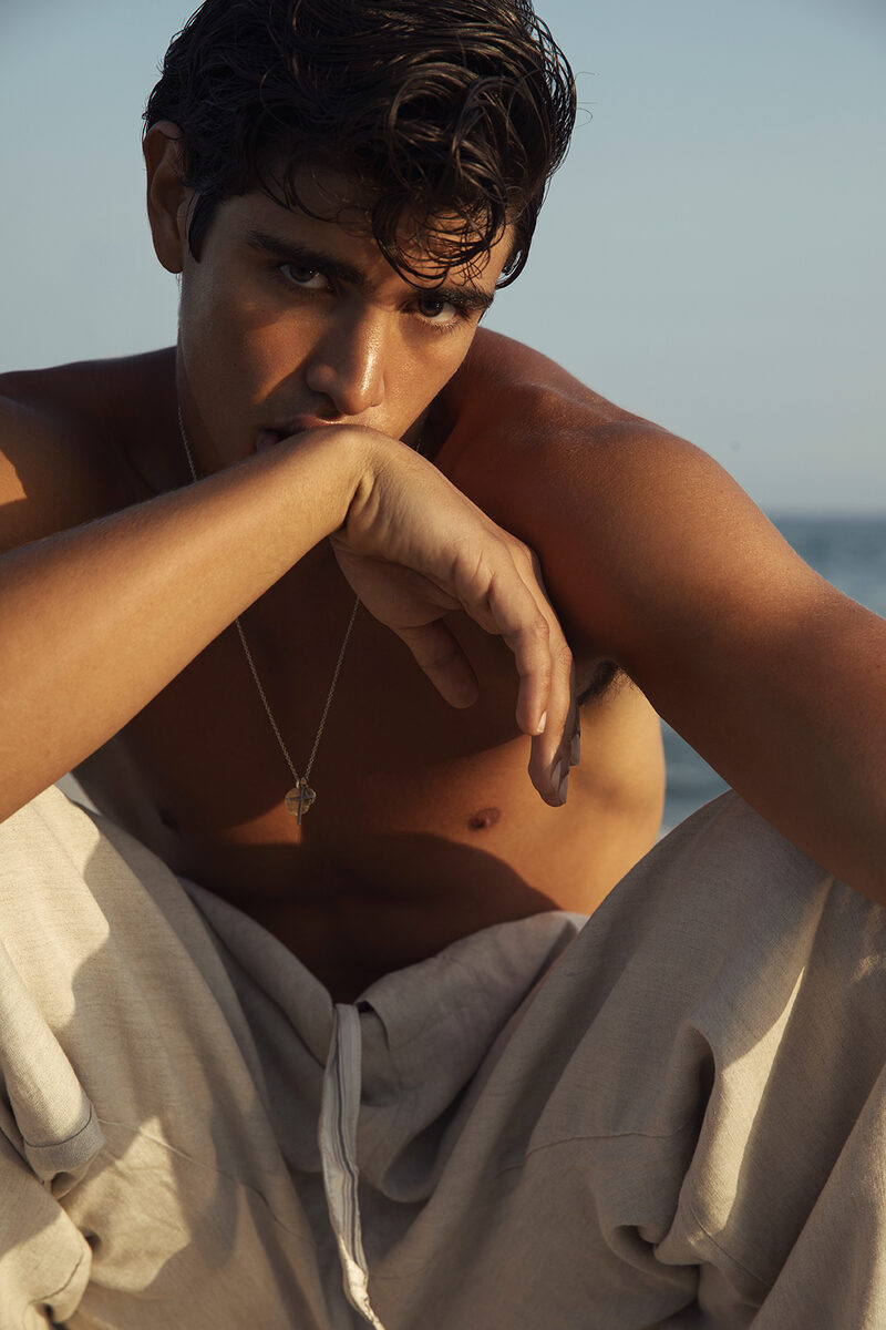 ‘Sergio’ – editorial with Sergio Perdomo, photographed by <b>UWE KOERNER</b> in Greece