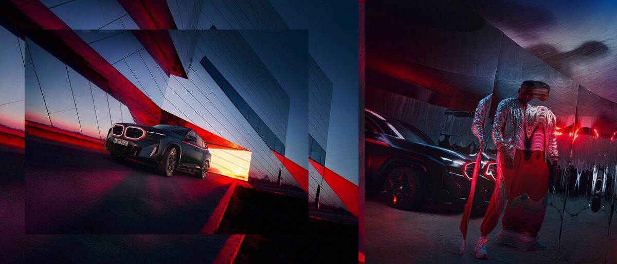 FALCA in charge of production for the extravagant luxury SUV BMW / XM shoot with photographer Agnieszka Doroszewicz for BMW and The Game