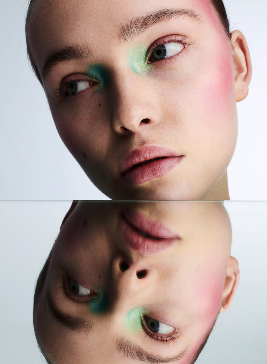 Beauty spread in VOGUE CS and ANNIKA LAU x BETTY BACLAY ad motifs - photos by Dirk BADER c/o AVENGER PHOTOGRAPHERS