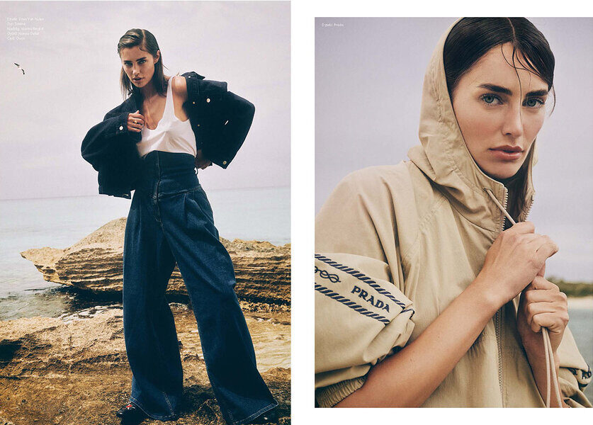 Christoph Klutsch photographs for ELLE Hungary - hair & makeup by Suzana SANTALAB c/o BIGOUDI