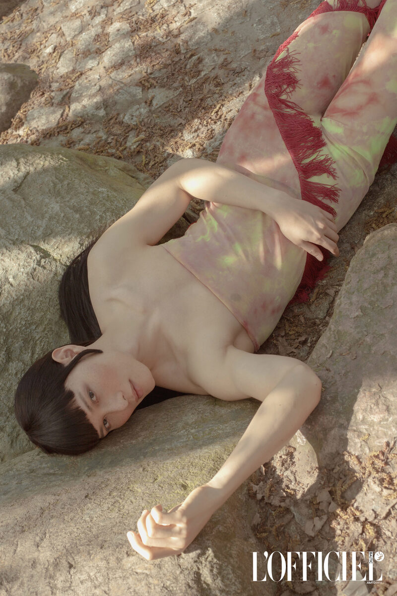 ‘Imagine’ - Caterina Gili photographs&nbsp; Taiwanese nonbinary model Pace Chen for<b> L’OFFICIEL BALTIC</b>&nbsp;September ‘23 with hair &amp; makeup <b>MBY c/o BASICS.BERLIN</b>