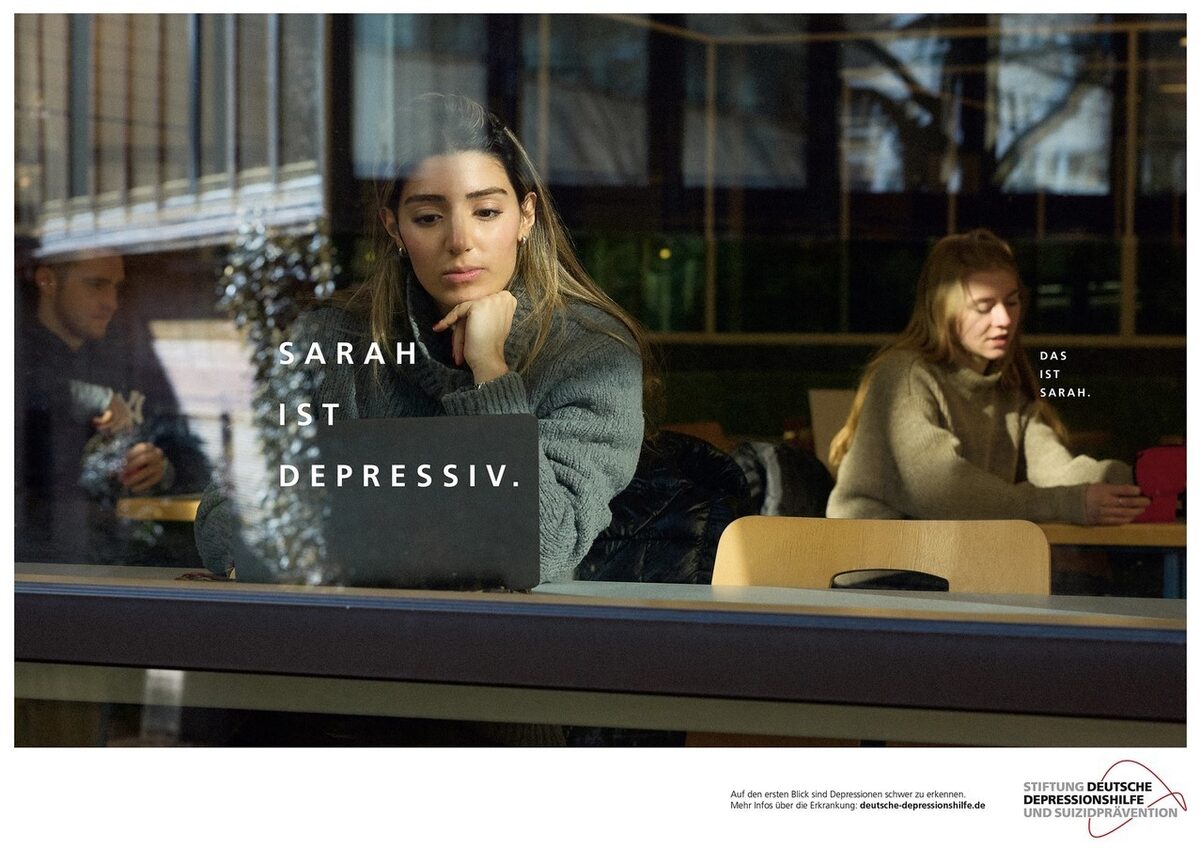 ‘At Second Glance’– campaign for the German Depression Relief Foundation, with portraits by PHILIPP RATHMER