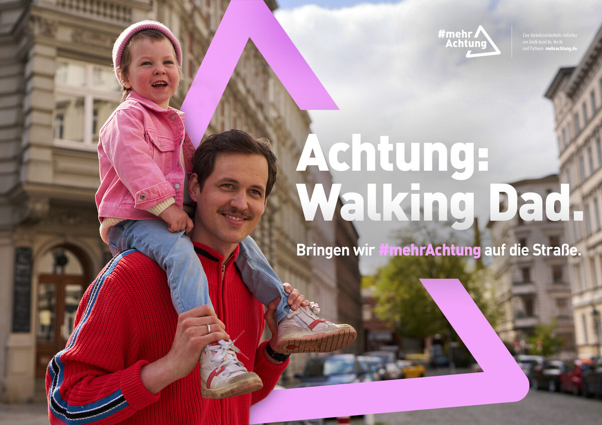 Für ein besseres Miteinander im Straßenverkehr - Lars BORGES c/o EMEIS DEUBEL fotografiert die #mehrAchtung-Kampagne