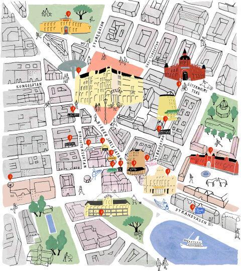 New illustrations by Annika Huett c/o Agent Molly & Co
