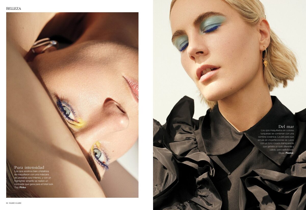 MARIE CLAIRE editorial (photos: Nina Masic) with hair & makeup by Sabine HÖGERL c/o LES ARTISTS by Josef Stockinger