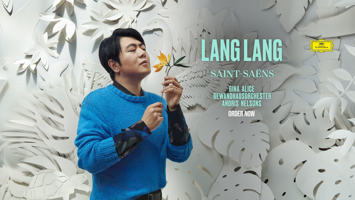 Olaf Heine photographs the album artwork for the new album SAINT-SAËNS by exceptional pianist LANG LANG - set design by Kathleen ALISCH c/o BASICS.BERLIN 