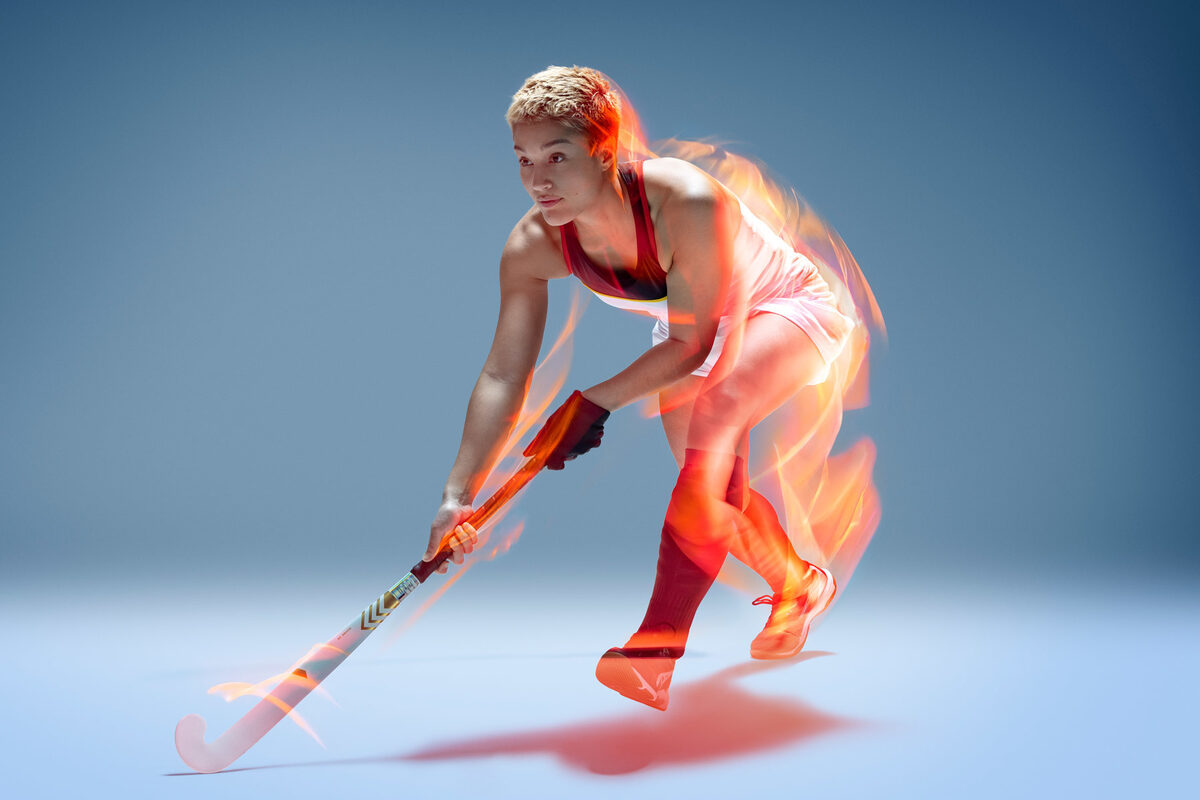 2024 Olympics with eye-catching athlete portraits by Maik FLOEDER c/o DOUBLE T for the ZDF Media Center