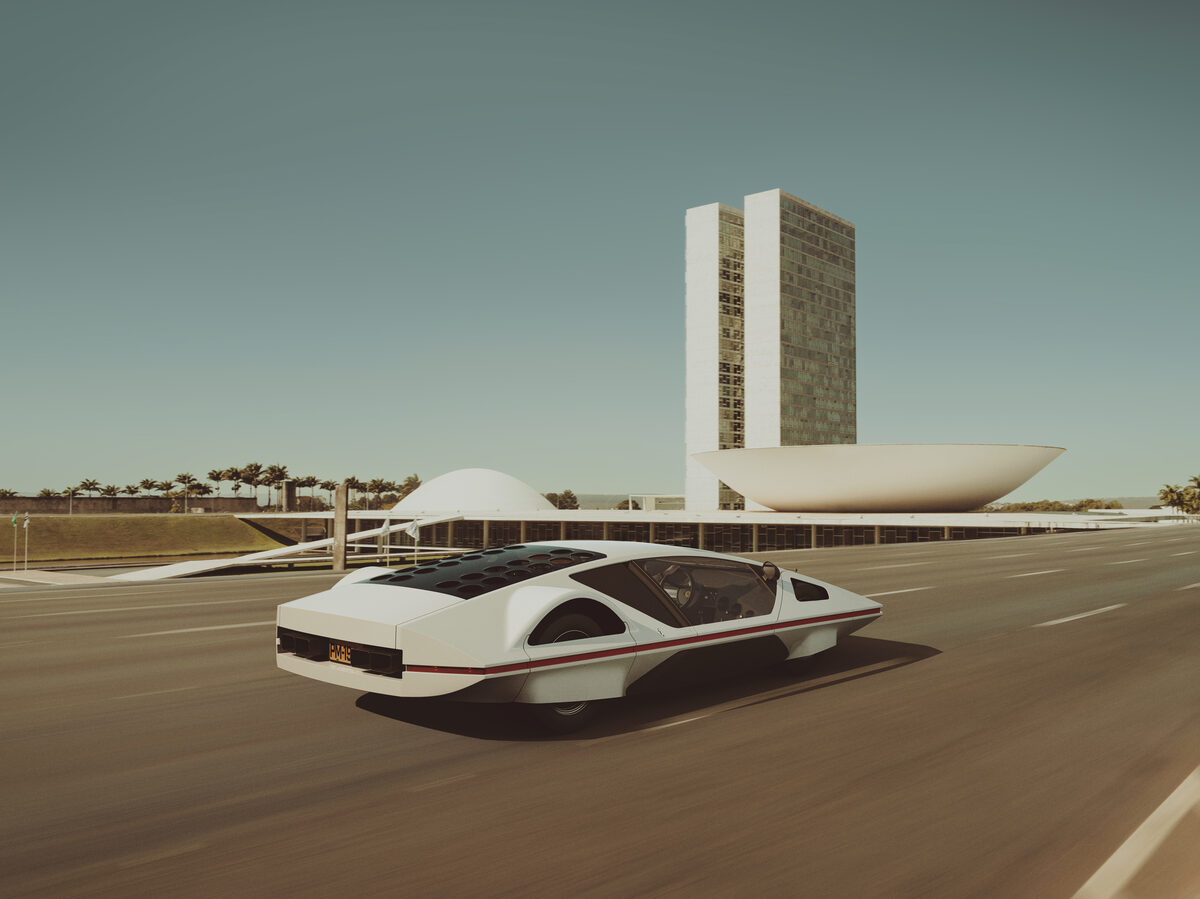 Exploring retro futurism : <b>‘A Tribute to Oscar Niemeyer and Paolo Martin’ </b>– free download of Ferrari models plus the complete photo production from Brasilia via <b>MAGROUND</b>