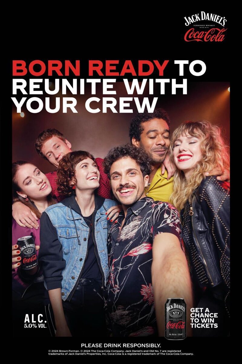 <b>‘Jack &amp; Coke – Born Ready to Reunite with Your Crew’ </b>– campaign by <b>Anatol GOTTFRIED c/o SEVERIN WENDELER </b>for Studio X – WPP Open X
