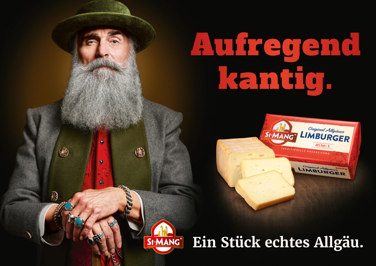 'Aufregend .... ' - Oliver VONBERG c/o DOUBLE T Photographers fotografiert die ST. MANG Kampagne
