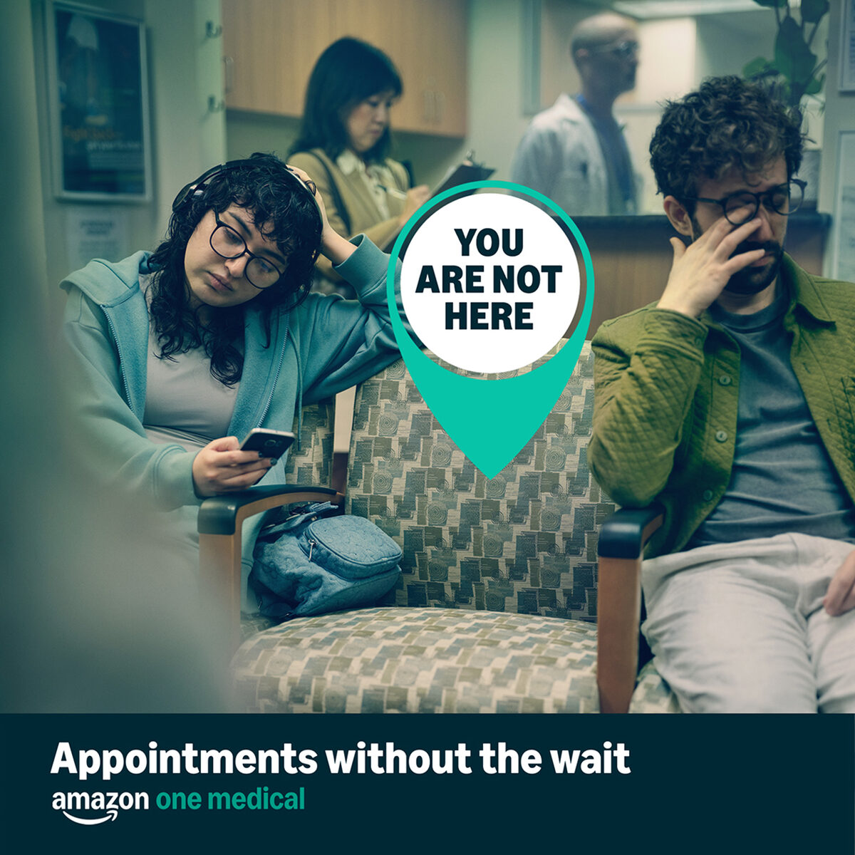 MARKUS MUELLER photographs the new AMAZON HEALTH campaign ‘You Are Not Here’ in Los Angeles, launched across the USA