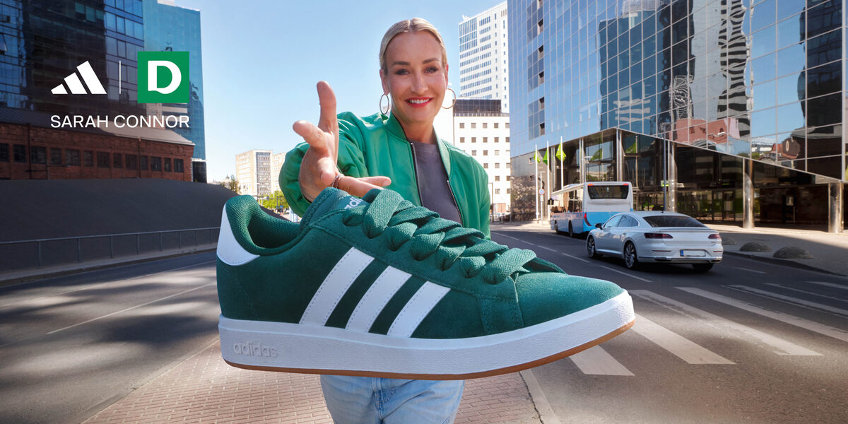 Singer Sarah Connor is the face of the<b> DEICHMANN / ADIDAS campaign</b> - with photos by <b>Tobias SCHULT c/o EMEIS DEUBEL</b>