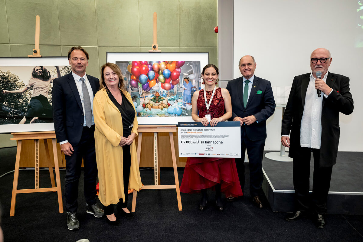 <b>EDITION LAMMERHUBER</b> <b>:</b> <b>Elisa L. Iannacone</b> awarded <b>‘Peace Image of the Year’ at the</b> <b>Global Peace Photo Award 2024</b>