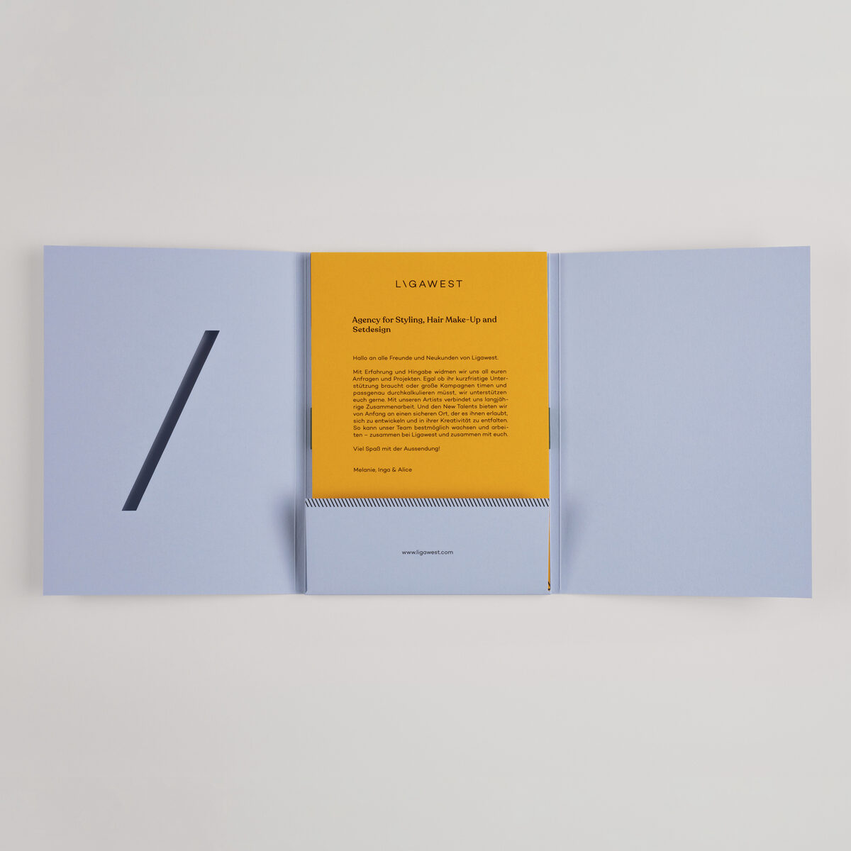 OpenStudio designs the <b>LIGAWEST 2024 Mailer</b>