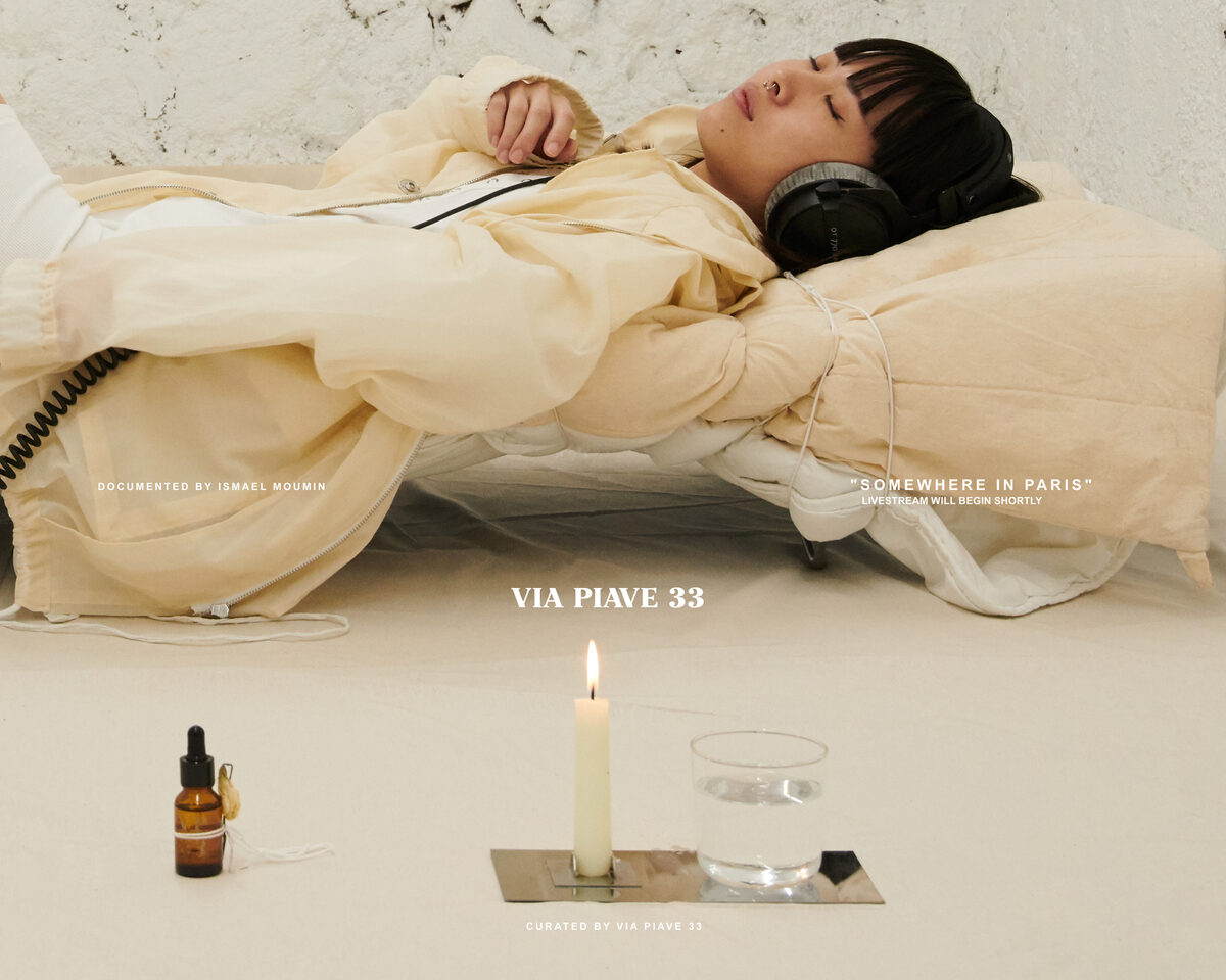 Ismael MOUMIN c/o SHOTVIEW ARTISTS MANAGEMENT photographs the VIA PIAVE 33 fashion X art campaign for C41 magazine