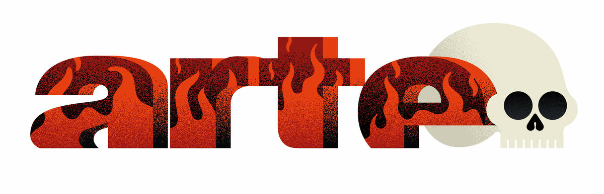 <b>Julia SCHWARZ c/o WILDFOX RUNNING </b>illustrates ARTE CONCERT logos for Franco-German TV broadcaster <b>ARTE</b>