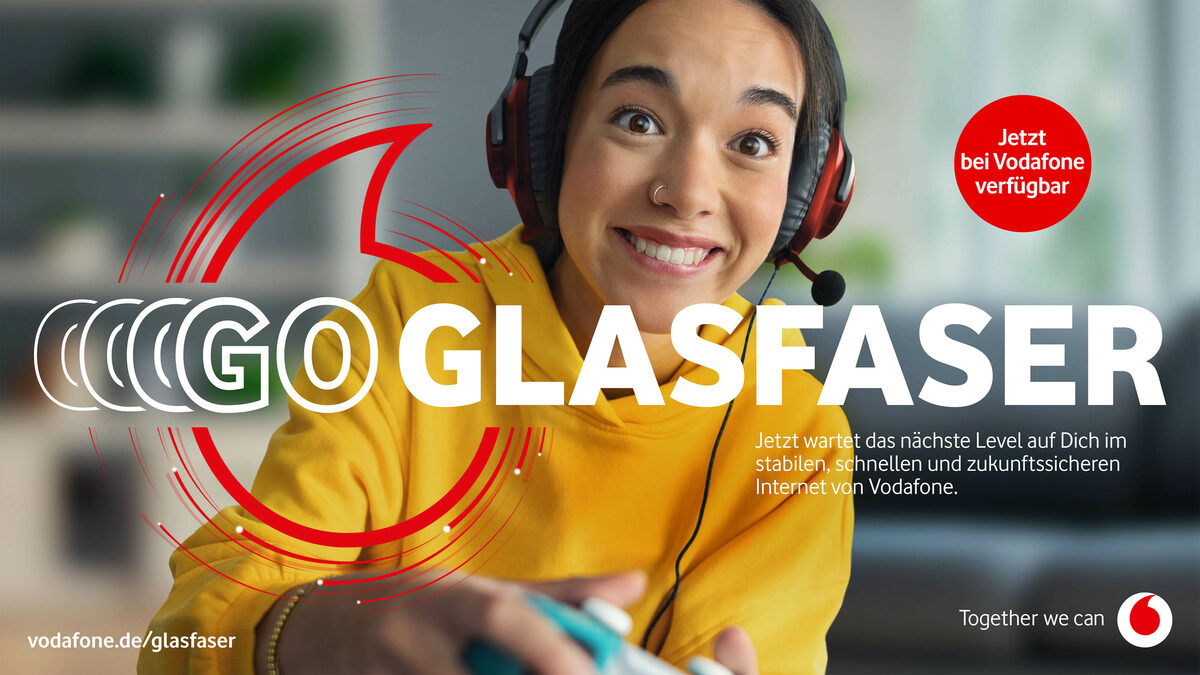 Go Glasfaser ! - BRÜDERCHEN & SCHWESTERCHEN besetzen Werbe-Shoot für VODAFONE