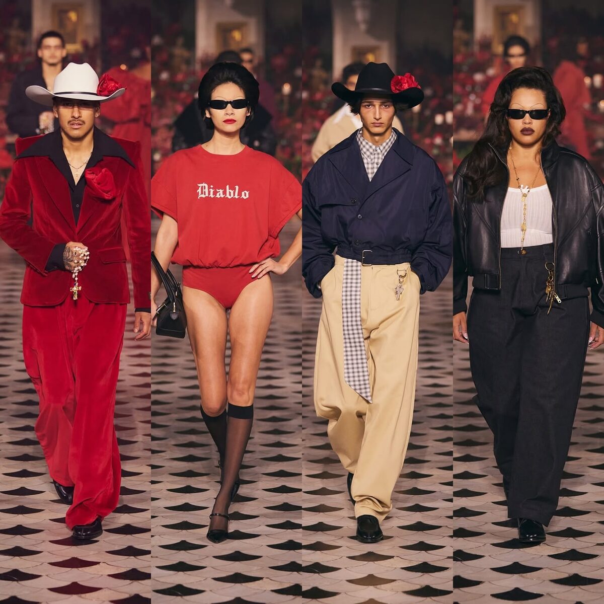 Tarantula - <b>Jess CUEVAS c/o&nbsp;SHOTVIEW ARTISTS MANAGEMENT</b> was responsible for the art direction at the <b>WILLY CHAVARRIA FW 2025</b> show at the American Cathedral Episcopal Church during Paris Fashion Week in January 2025