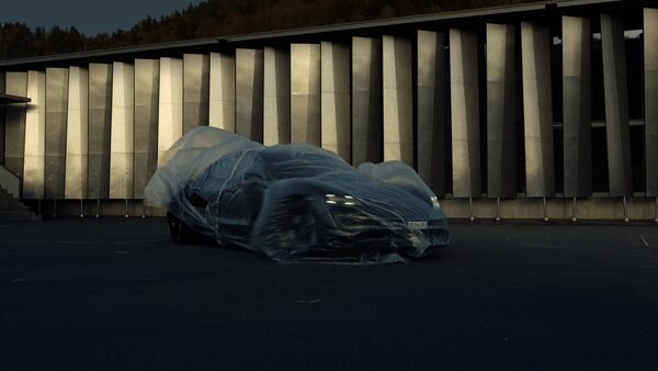 'MMXX' - personal work by transportation specialist <b>SÉBASTIEN STAUB</b> featuring the Porsche Black Turbo Taycan