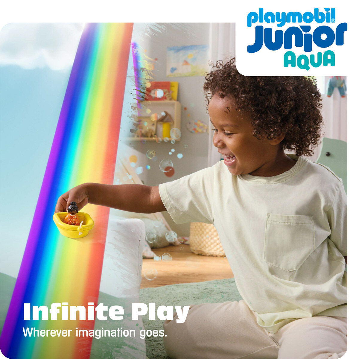 <b>PLAYMOBIL Junior </b>campaign by kids photographer <b>Stefan GROSSJOHANN c/o DOUBLE T</b>