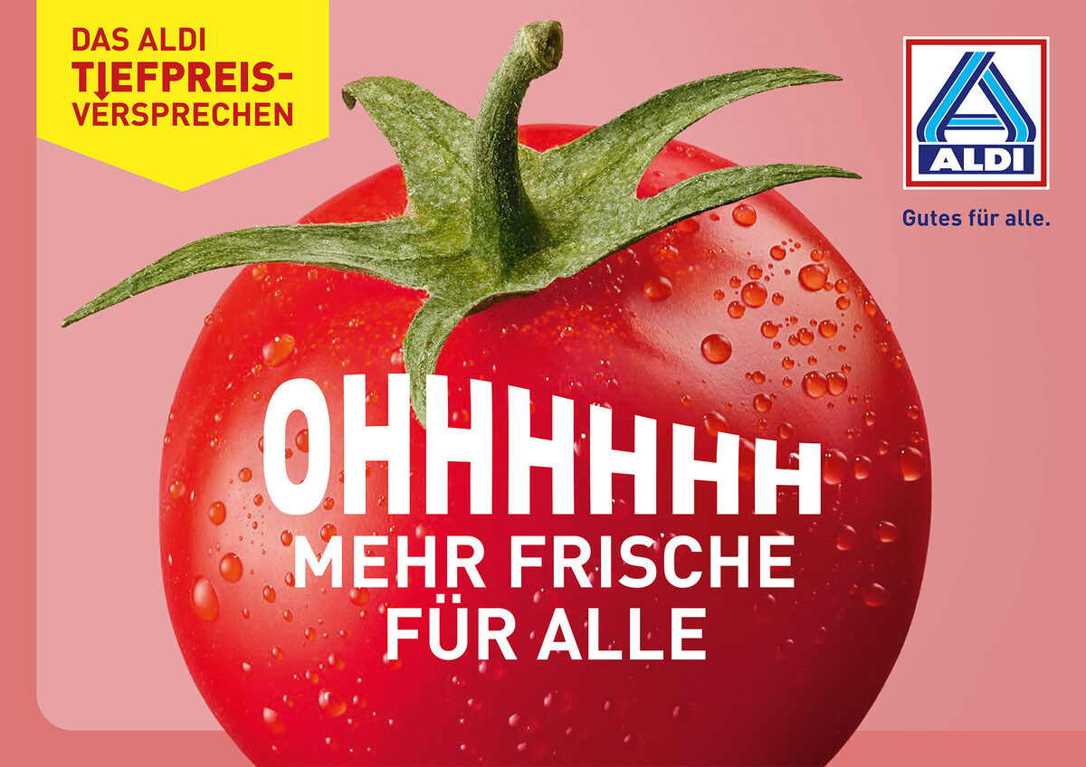 “More Freshness for Everyone” - ALDI campaign with crisp stills by Christian LOHFINK c/o UPFRONT