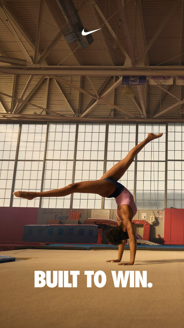 ONE HUNDRED BERLIN : Skye Blakely for the NIKE Gymnastics campaign and 1-minute spot for beauty brand SERGE LUTENS