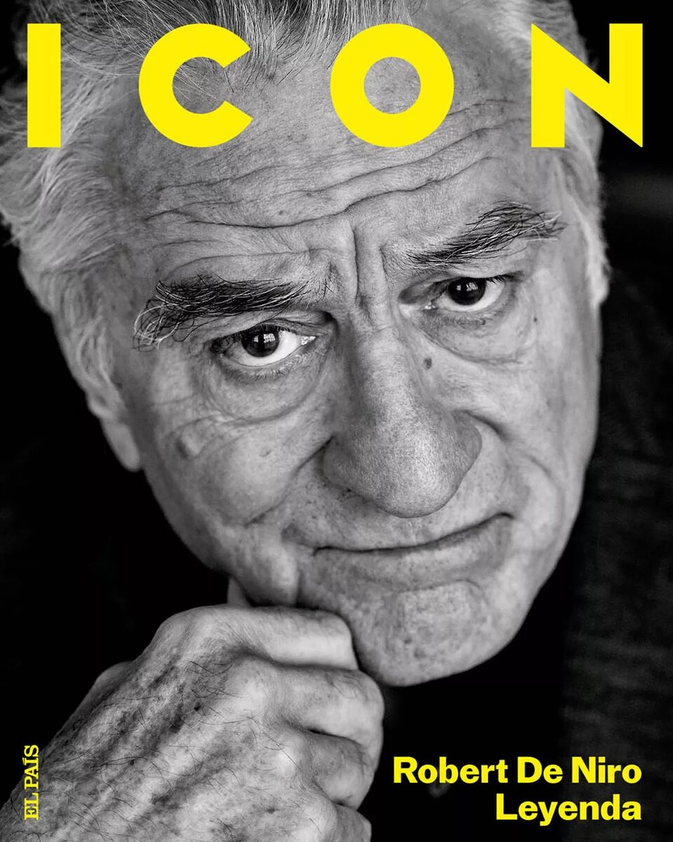 <b>ICON MAG</b> launches U.S. edition with<b> Robert De Niro</b> on the cover, photographed by <b>CHARLIE GRAY c/o LGA MANAGEMENT</b>