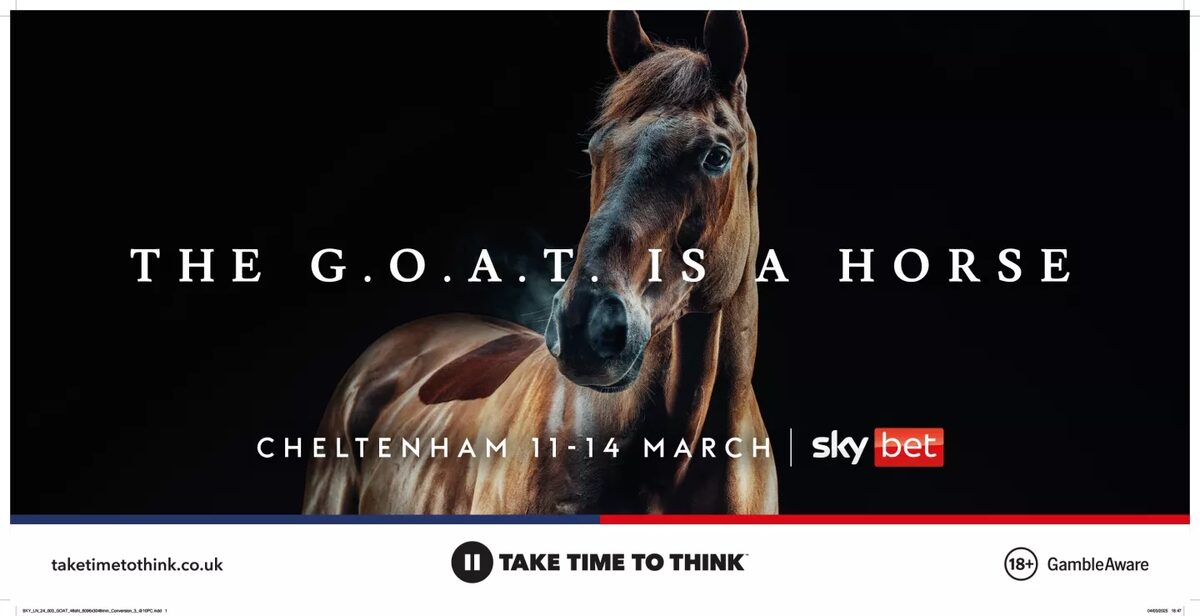 <b>SOOTHING SHADE </b>presents<b> 'The G.O.A.T. is a Horse' </b>campaign for <b>SKY BET</b> featuring powerful equine imagery by Thomas Prior – and is exhibiting at <b>UPDATE 25 BERLIN</b>