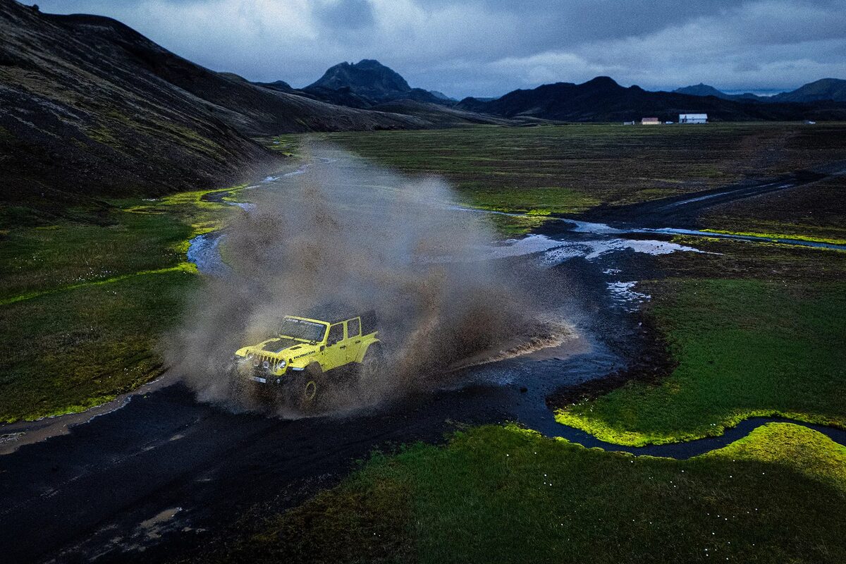 <b>SONAX x Jeep Wrangler Rubicon</b> – photographed by<b> Jan Eric EULER c/o UPFRONT</b> against the dramatic natural backdrop of Iceland